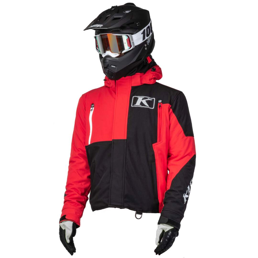 Куртка для снегохода KLIM KOMPOUND №1 black-red (текстиль) (S)