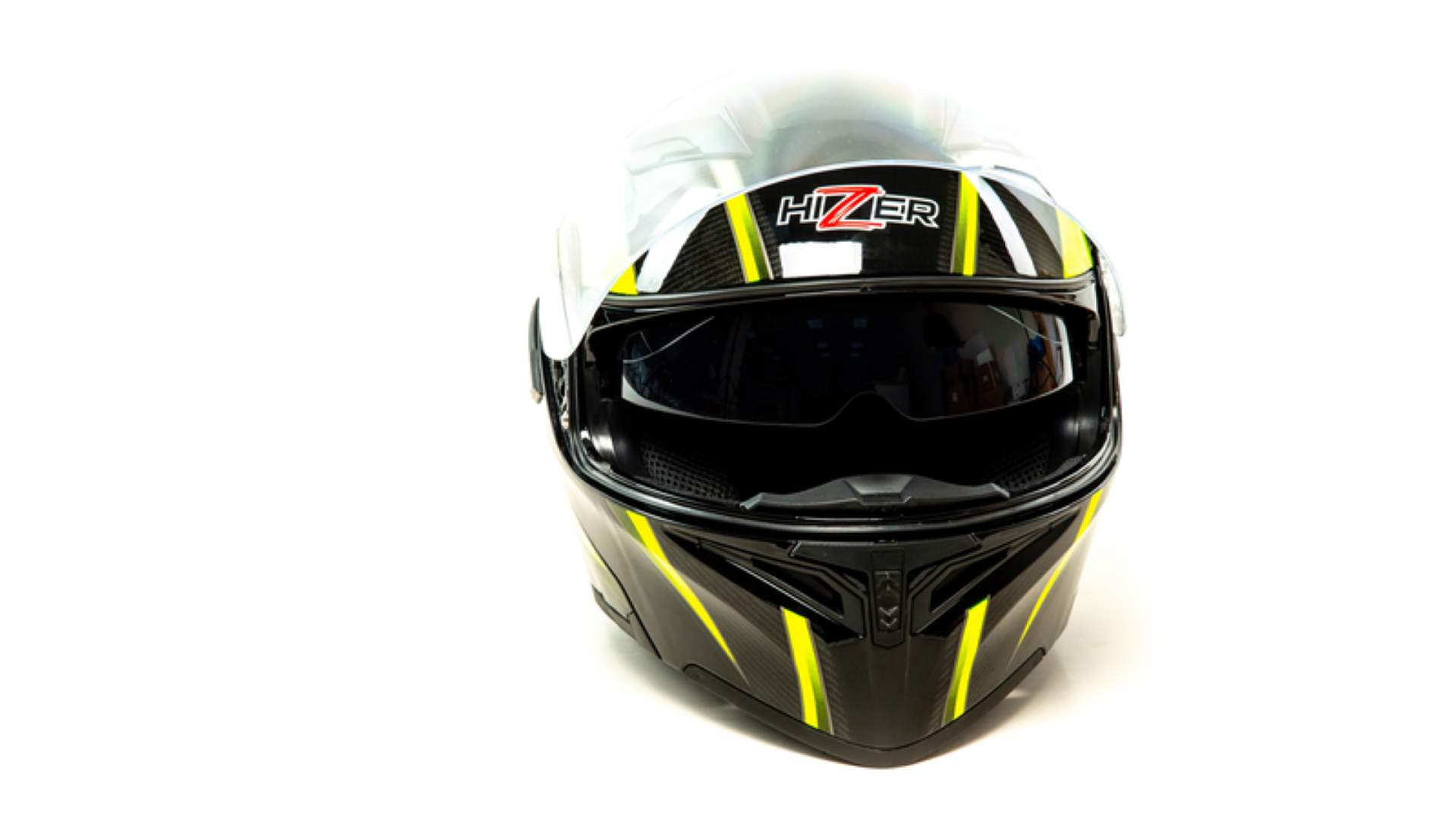 Шлем мото модуляр HIZER J5902 №1 (XL) (2 визора)